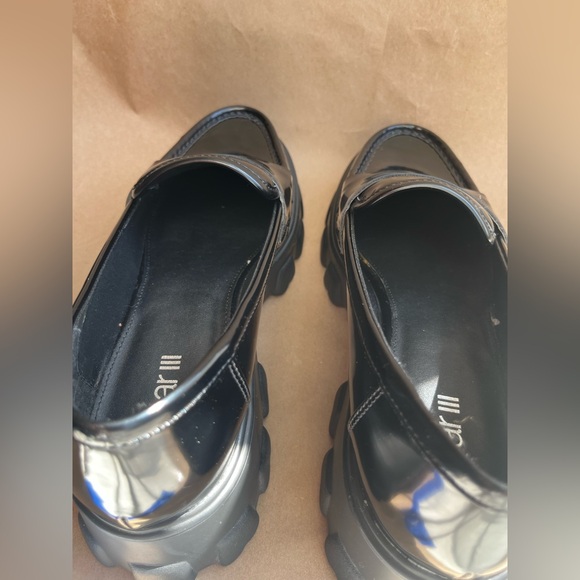 Bar III Black Platform Loafers Shoes Size 10 M - Picture 5 of 12